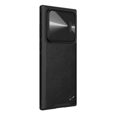 Силиконовая накладка Nillkin CamShield Leather Case S Черная для Samsung Galaxy S22 Ultra - фото 3 - id-p195492976