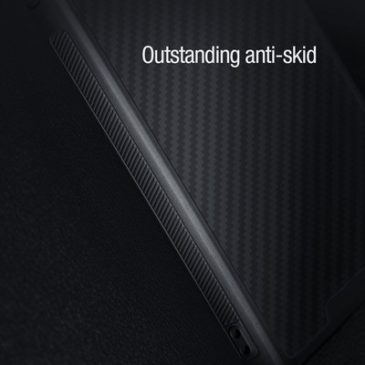 Пластиковый чехол Nillkin Synthetic Fiber S Черный для Samsung Galaxy S22 Ultra - фото 8 - id-p195492977