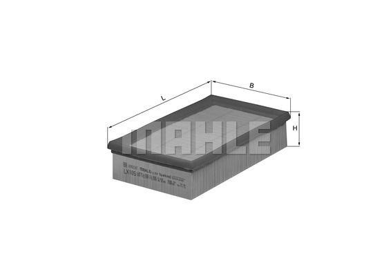 LX105 KNECHT фильтр воздушный!\ BMW E30/E36/E28/E34/E32 1.6i-5.0i 81-99 - фото 1 - id-p195494237