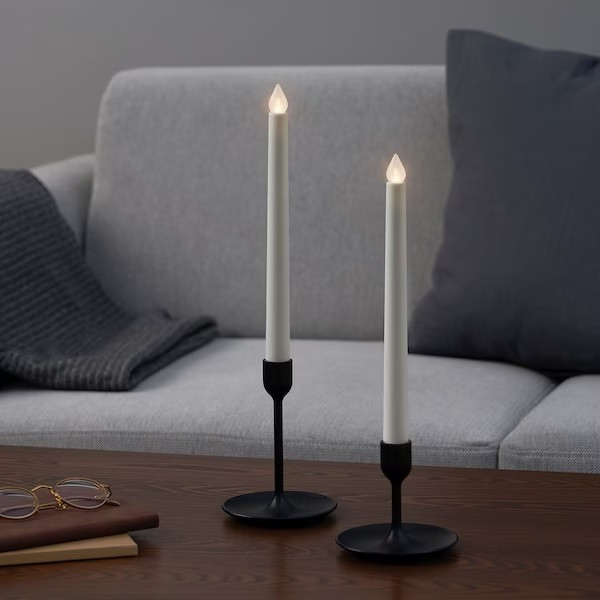 IKEA/ АДЕЛЛОВТРЭД Светодиодная свеча, белая/комнатная,28 см 1шт - фото 2 - id-p195495874