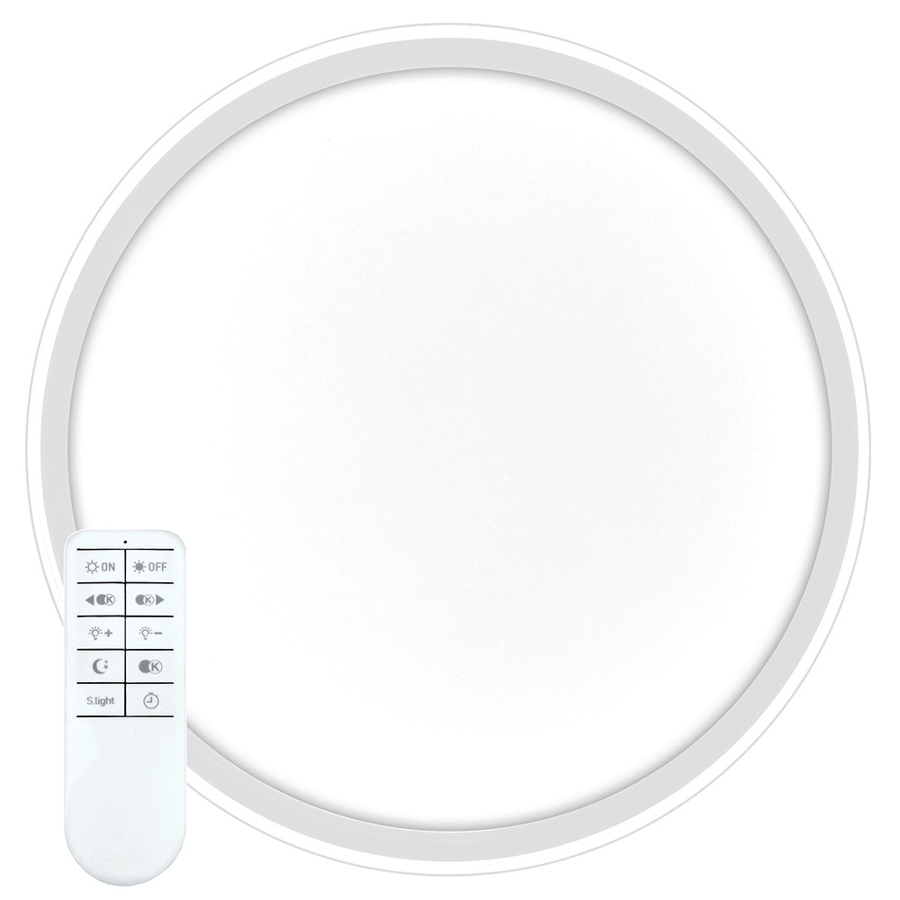 Белый потолочный светильник AL5800 Ring 80W с парящим эффектом - фото 2 - id-p167789912