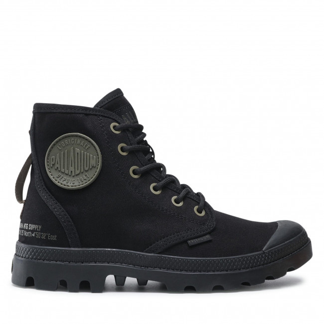 Кеды унисекс Palladium Pampa Hi HTG Supply черный - фото 2 - id-p194556814