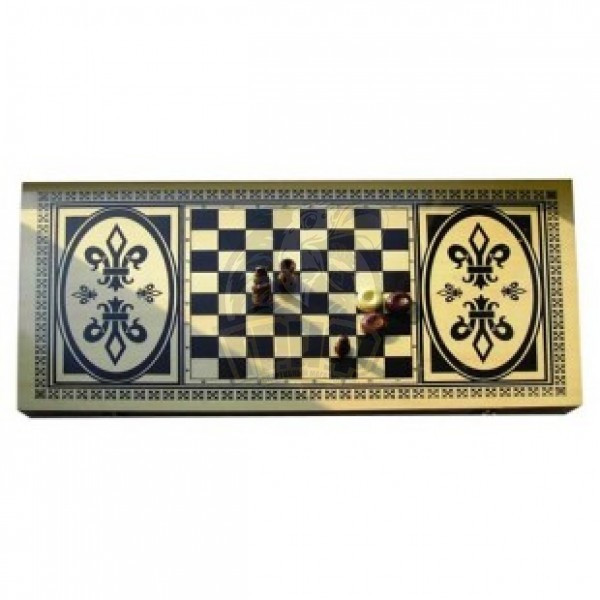 Набор игр 3 в 1 (шахматы, шашки, нарды) (арт. 60/30)