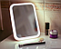 Зеркало косметическое настольное с LED - подсветкой (3 светорежима) Makeup Mirror, фото 6