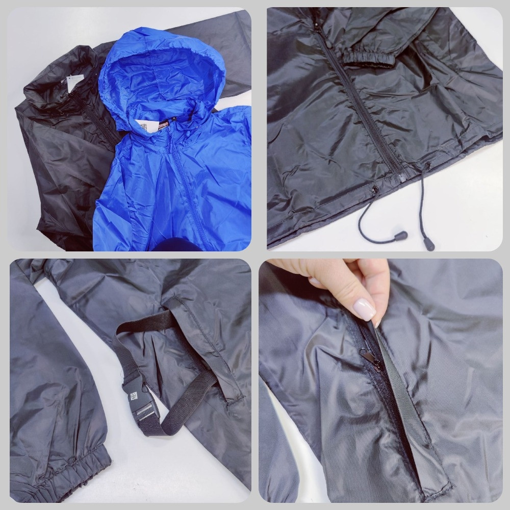 Ветровка/ куртка спортивная водоотталкивающая Superdry с потайным капюшоном Черная - фото 2 - id-p195497561