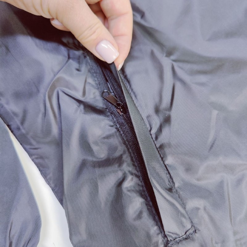 Ветровка/ куртка спортивная водоотталкивающая Superdry с потайным капюшоном Черная - фото 3 - id-p195497561