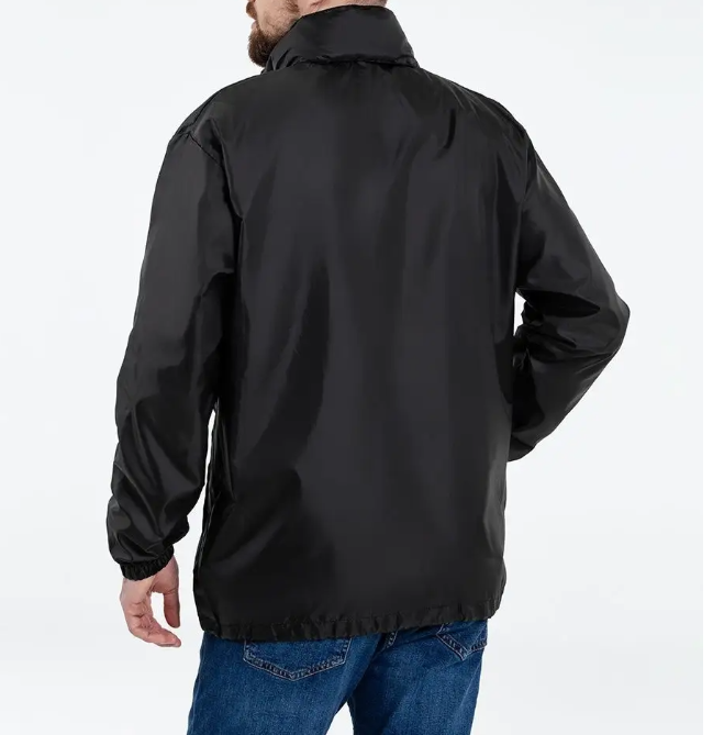 Ветровка/ куртка спортивная водоотталкивающая Superdry с потайным капюшоном Черная - фото 5 - id-p195497561