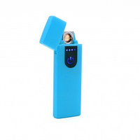Зажигалка USB пьезозажигалка USB LIGHTER (беспламенная, перезаряжаемая) Голубая