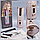 Беспроводные Бигуди Сordless automatic  стайлер для завивки волос  Розовый жемчуг / золото, фото 9