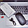 Беспроводная оптическая мышь Seven со световым эффектом (USB зарядка) Белая, фото 8