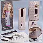 Беспроводные Бигуди Сordless automatic  стайлер для завивки волос  Белый / розовый, фото 9