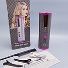 Беспроводные Бигуди Сordless automatic  стайлер для завивки волос  Белый / розовый, фото 10