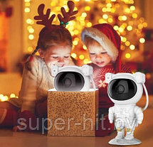 Ночник проектор игрушка Astronaut Starry Sky Projector с пультом ДУ, фото 3