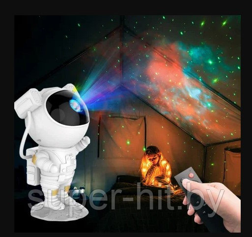 Ночник проектор игрушка Astronaut Starry Sky Projector с пультом ДУ - фото 6 - id-p195497511