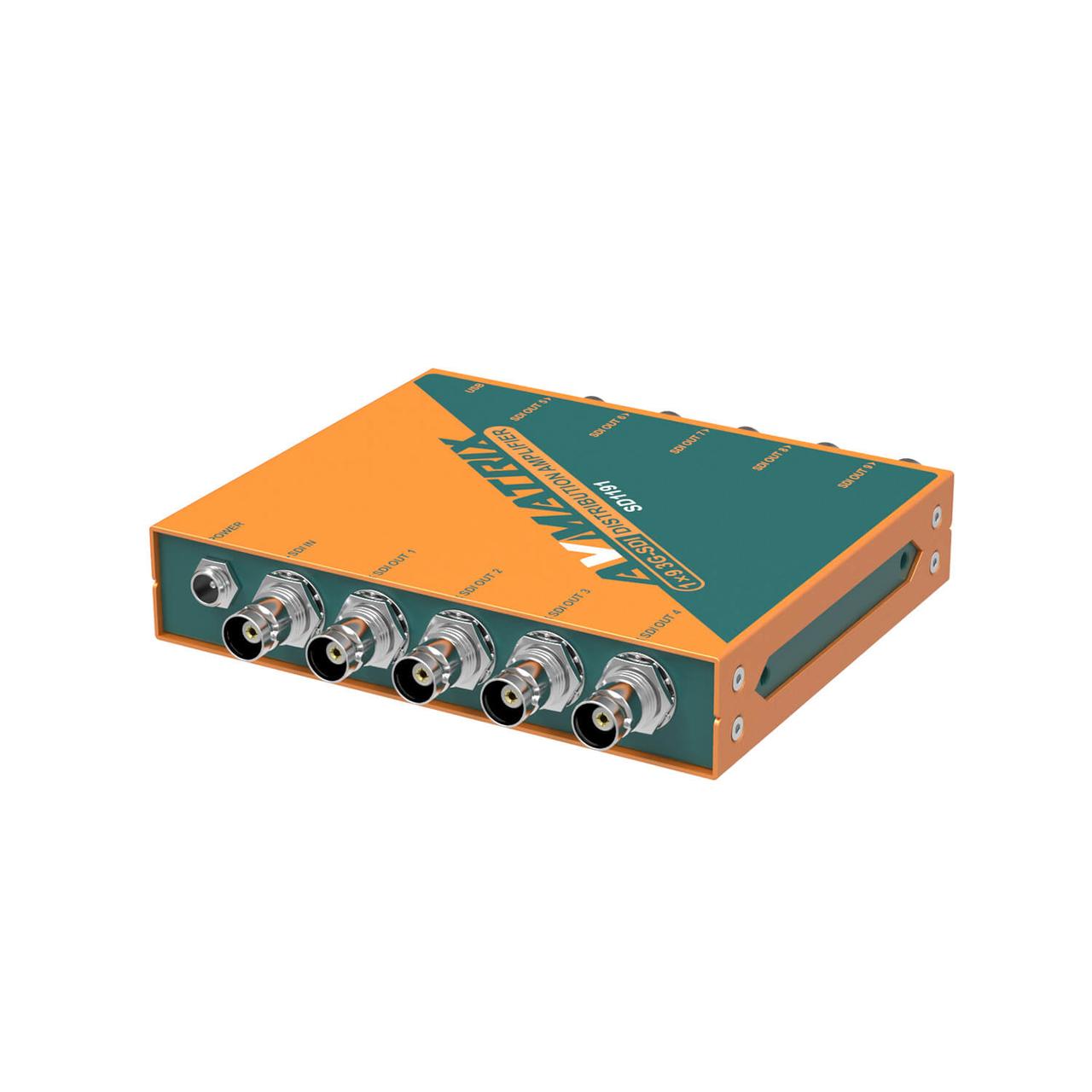 Усилитель-распределитель AVMATRIX SD1191 3G-SDI 1×9 с восстановлением тактовой частоты - фото 2 - id-p195497178