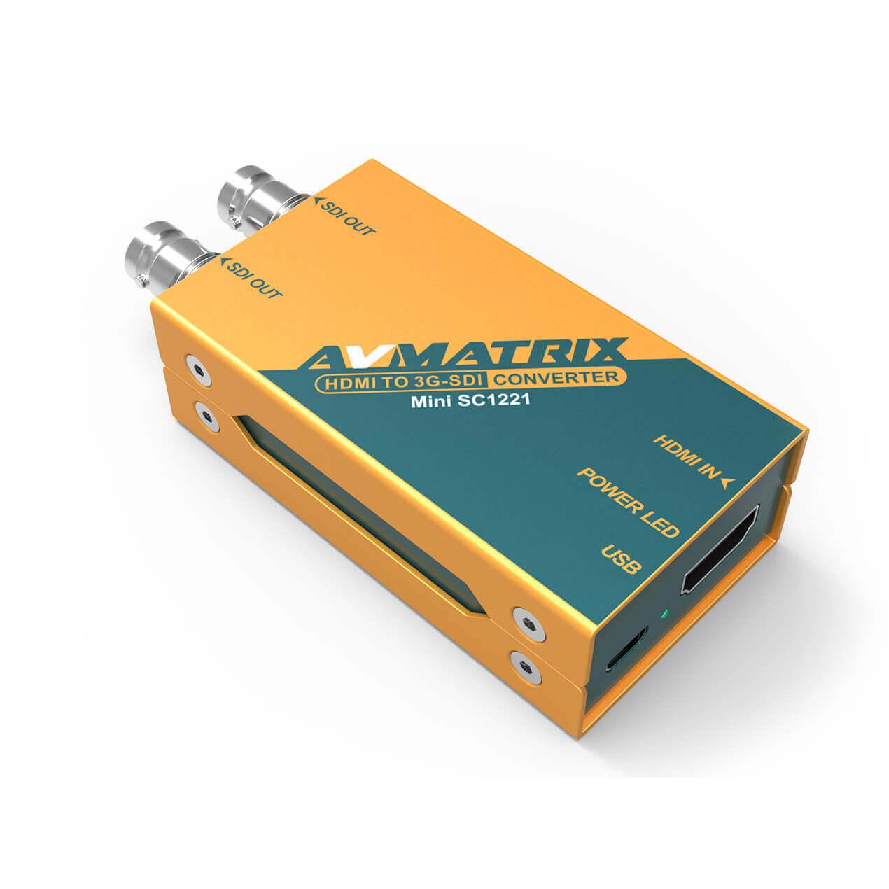 Конвертер AVMATRIX Mini SC1221 преобразования HDMI в 3G-SDI - фото 1 - id-p195497187