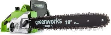 Пила цепная электрическая GREENWORKS GCS 2046 (20037) - фото 1 - id-p176451779