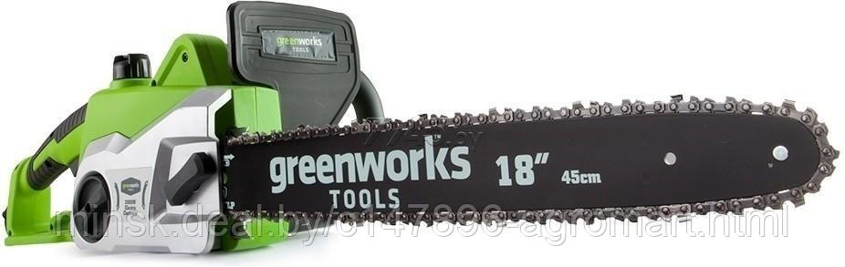 Пила цепная электрическая GREENWORKS GCS 2046 (20037) - фото 2 - id-p176451779