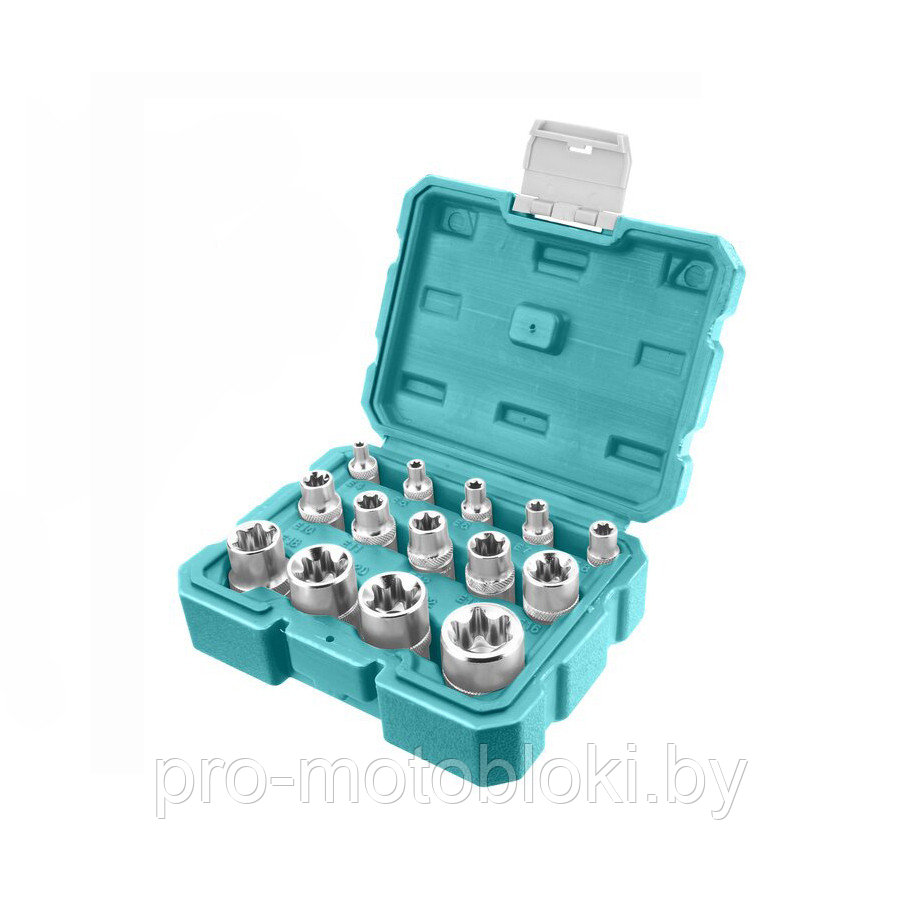 Набор головок Torx TOTAL THKTETS0114 (14шт) - фото 3 - id-p187677933