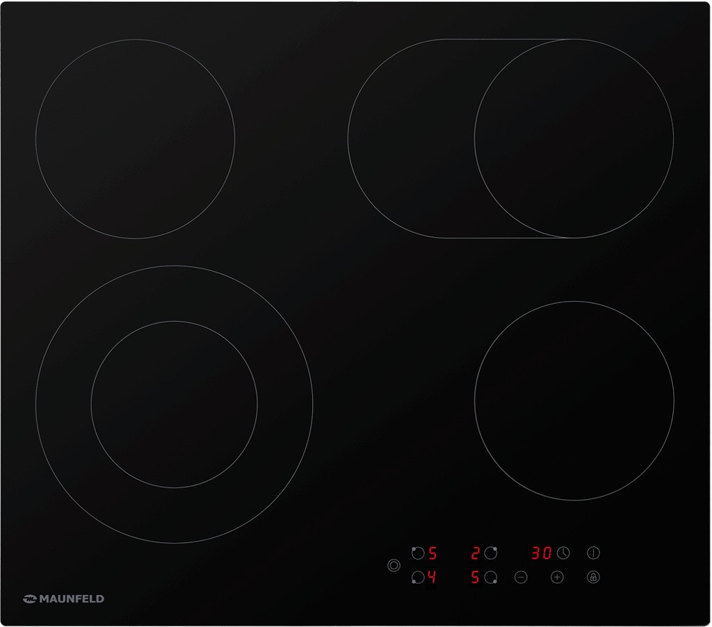 Электрическая варочная панель MAUNFELD EVCE.594.SM.D-BK - фото 1 - id-p195535741