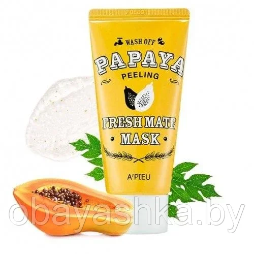 Очищающая пилинг-маска с экстрактом папайи A'Pieu Fresh Mate Papaya Peeling - фото 1 - id-p195552035