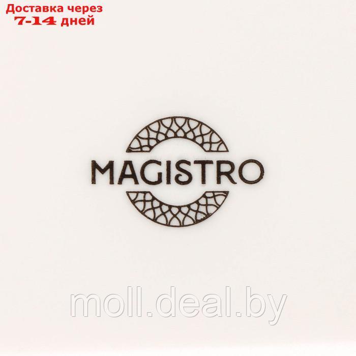 Блюдо прямоугольное Magistro "Лист", 35,7×25,6×3,1 см - фото 5 - id-p195465396