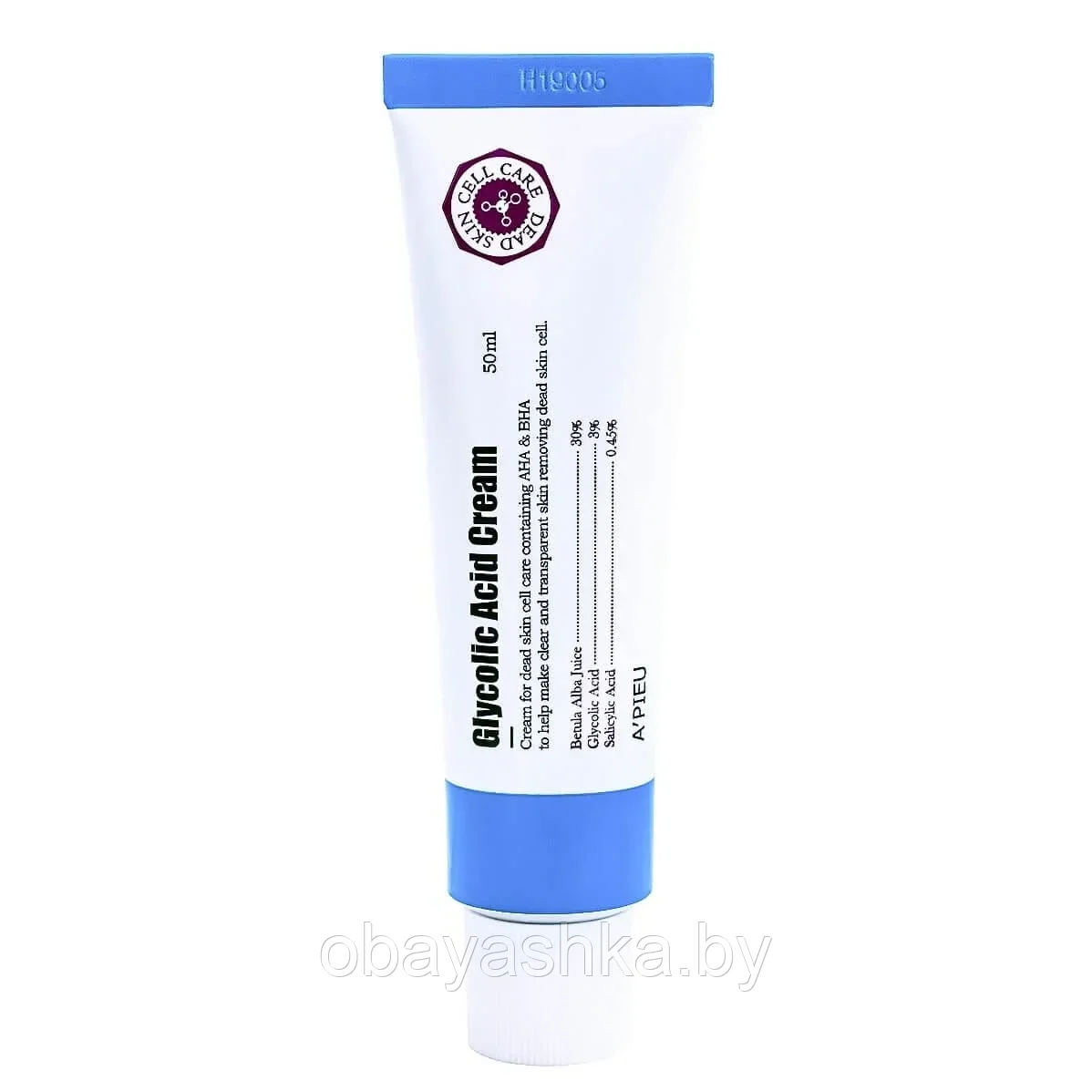 Крем для лица с AHA и BHA кислотами A'pieu Glycolic Acid Cream, 50 мл - фото 1 - id-p195562184