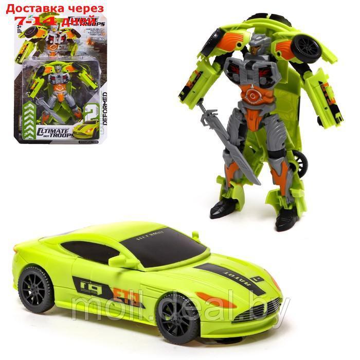Робот "Автобот", трансформируется, цвет зелёный - фото 1 - id-p195464518