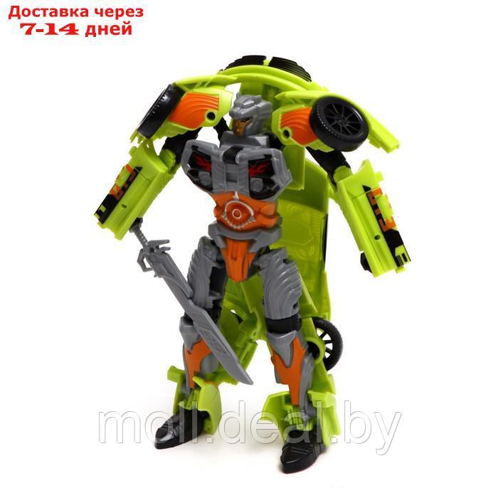 Робот "Автобот", трансформируется, цвет зелёный - фото 3 - id-p195464518