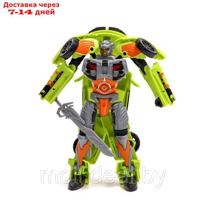 Робот "Автобот", трансформируется, цвет зелёный - фото 4 - id-p195464518