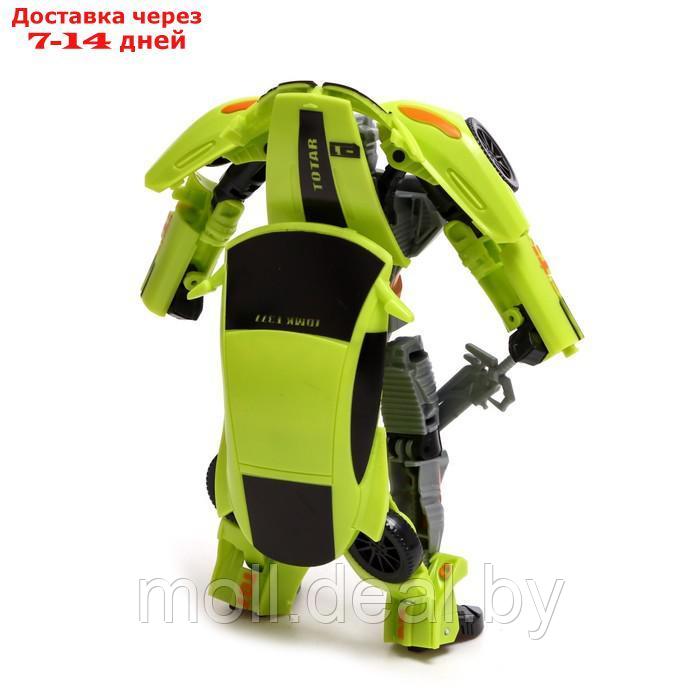 Робот "Автобот", трансформируется, цвет зелёный - фото 5 - id-p195464518