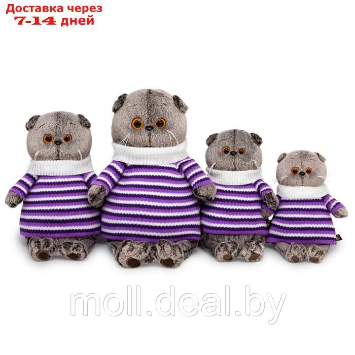 Мягкая игрушка "Басик в полосатом свитере", 25 см Ks25-200 - фото 4 - id-p195463561