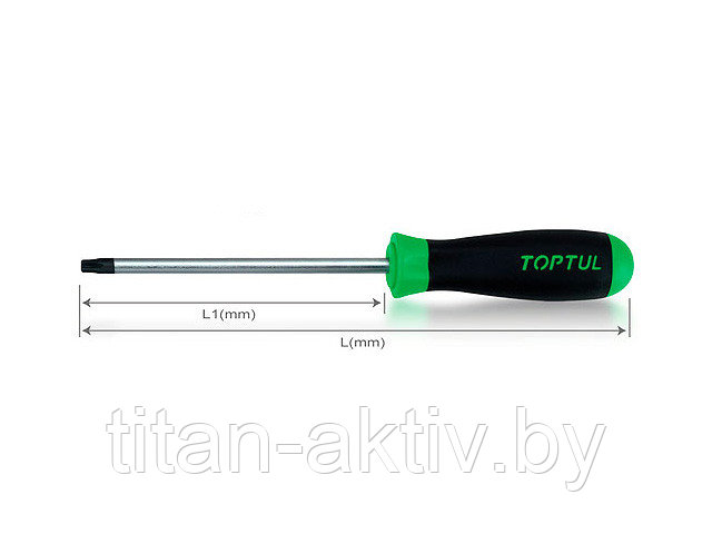 Отвертка TORX T25x100мм TOPTUL