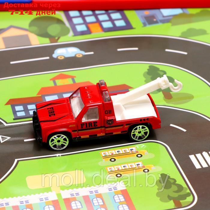 Игровой набор "Пожарная служба", кейс с 5 металлическими машинками - фото 4 - id-p195466738