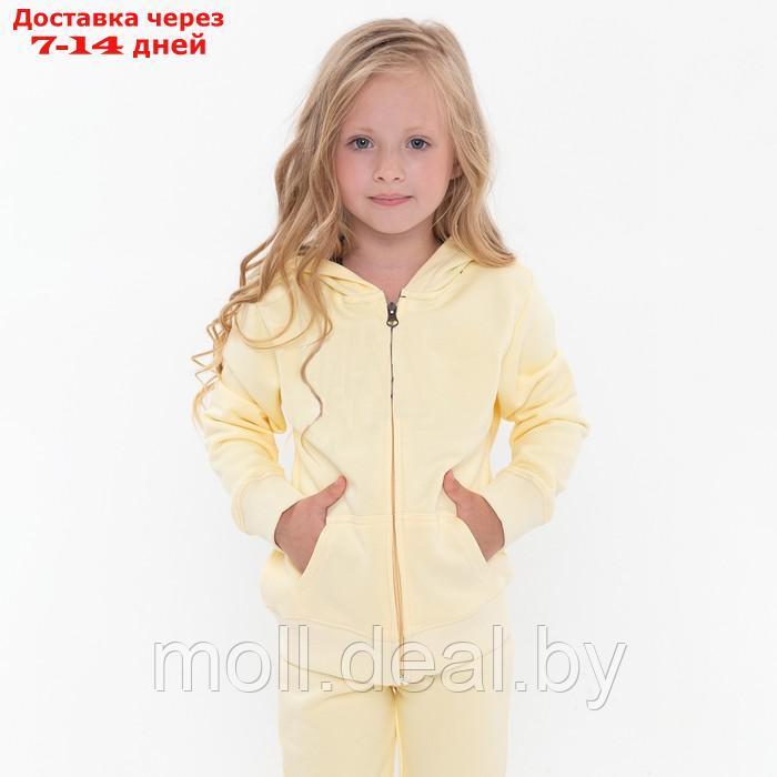 Костюм для девочки GAP (толстовка, брюки), цвет жёлтый, рост 110 см (5 лет) - фото 4 - id-p195465677