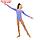 Купальник гимнастический с длинным рукавом, лайкра, цвет сирень, размер 28, фото 4