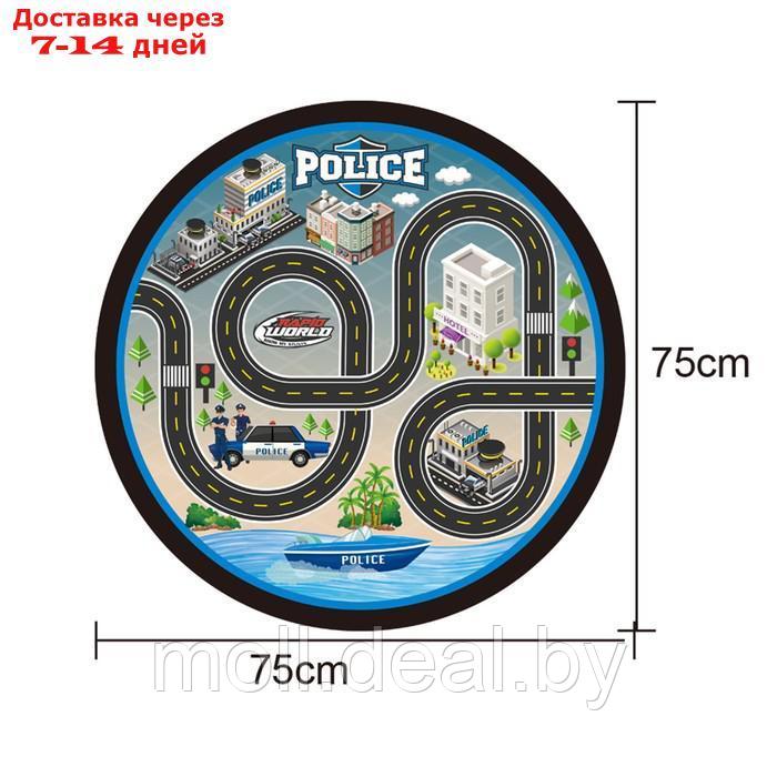 Игровой набор "Полиция", с металлическими машинками и ковриком-сумкой - фото 7 - id-p195465722