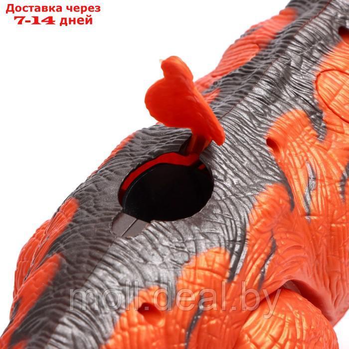 Динозавр "Диплодок", эффект дыма, откладывает яйца, с проектором цвет оранжевый - фото 4 - id-p195466811