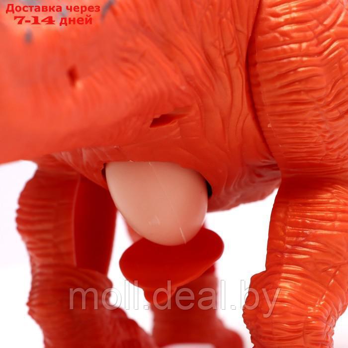 Динозавр "Диплодок", эффект дыма, откладывает яйца, с проектором цвет оранжевый - фото 5 - id-p195466811