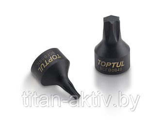 Головка 1/4"" с насадкой TORX T20 SNCM+V TOPTUL