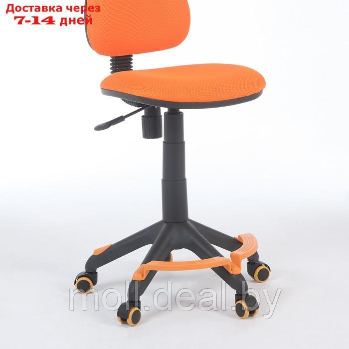 Кресло детское Бюрократ KD-4-F оранжевый TW-96-1 крестовина пластик, с подставкой.для ног - фото 5 - id-p195464896