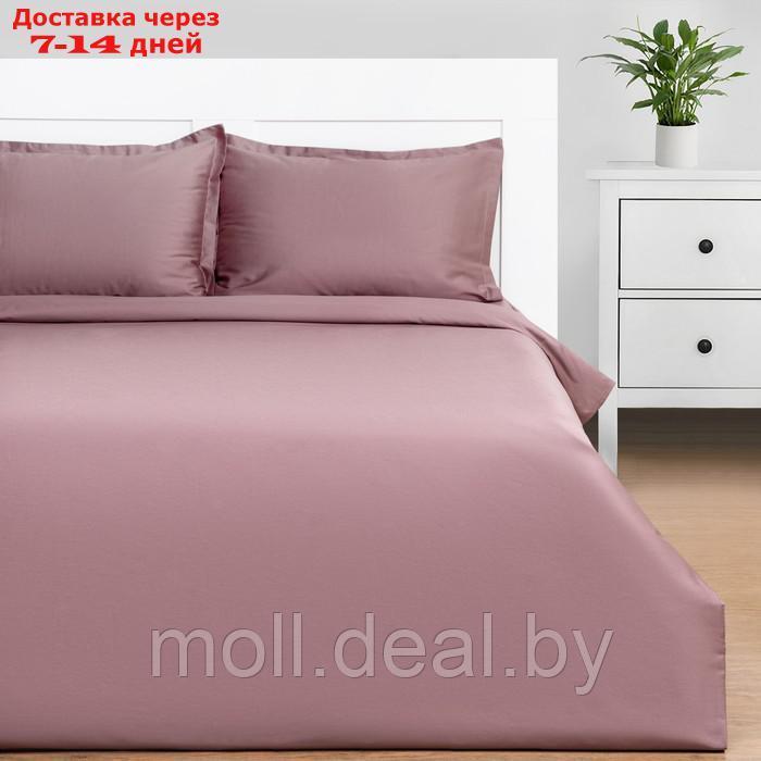 Постельное бельё Этель 1,5 сп Twilight Mauve 143х215, 150х70+3-2 шт, мако-сатин, 114г/м2 - фото 1 - id-p195462939