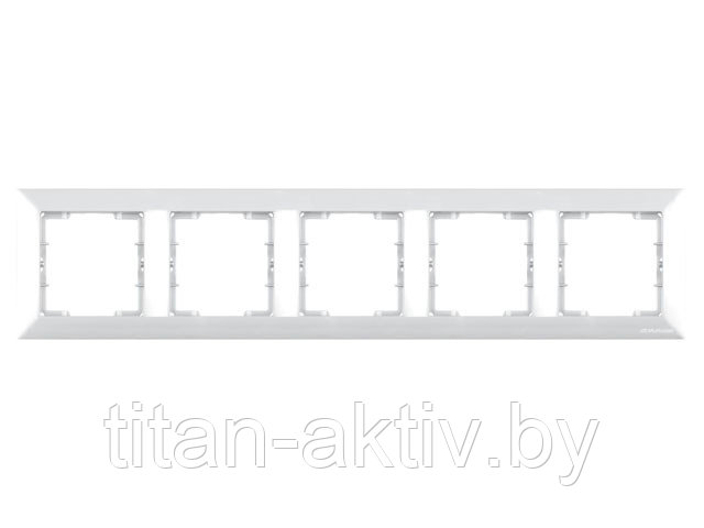 Рамка 5-ая горизонтальная белая, DARIA, MUTLUSAN - фото 1 - id-p195541086