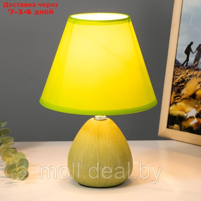 Настольная лампа "Эстель" Е14 40Вт зеленый 17х17х26 см - фото 2 - id-p195466078