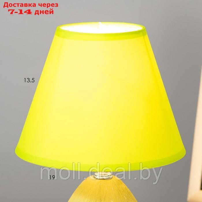 Настольная лампа "Эстель" Е14 40Вт зеленый 17х17х26 см - фото 4 - id-p195466078