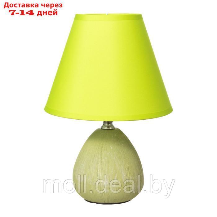 Настольная лампа "Эстель" Е14 40Вт зеленый 17х17х26 см - фото 7 - id-p195466078