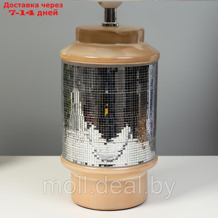 Настольная лампа "Вайли" Е27 40Вт серебро-бежевый 30х30х46 см - фото 5 - id-p195466086