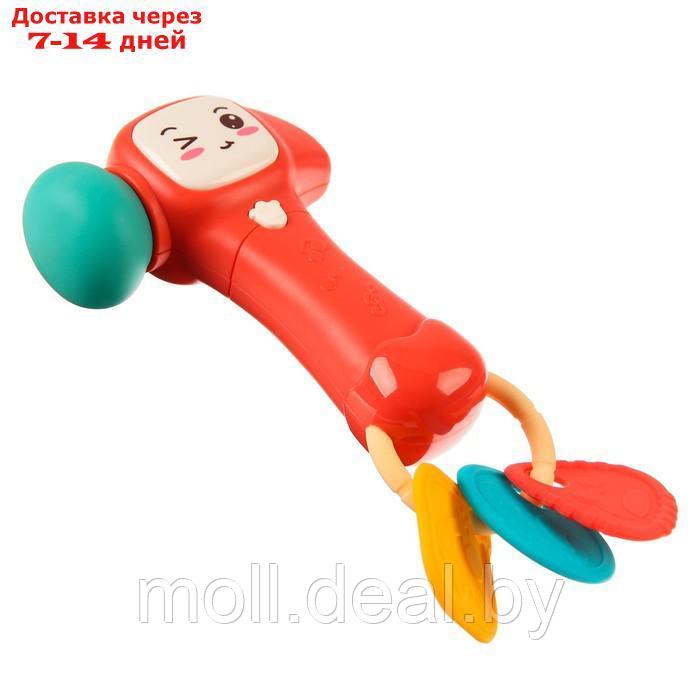 Развивающая игрушка - погремушка "Молоточек", музыка, свет, цвет МИКС - фото 3 - id-p195465116