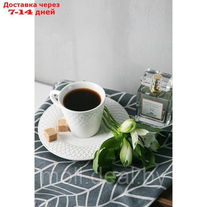 Кофейная пара "Магистро", чашка 100 мл, 10,5×7,5×7 см, блюдце d=15см - фото 1 - id-p195464141