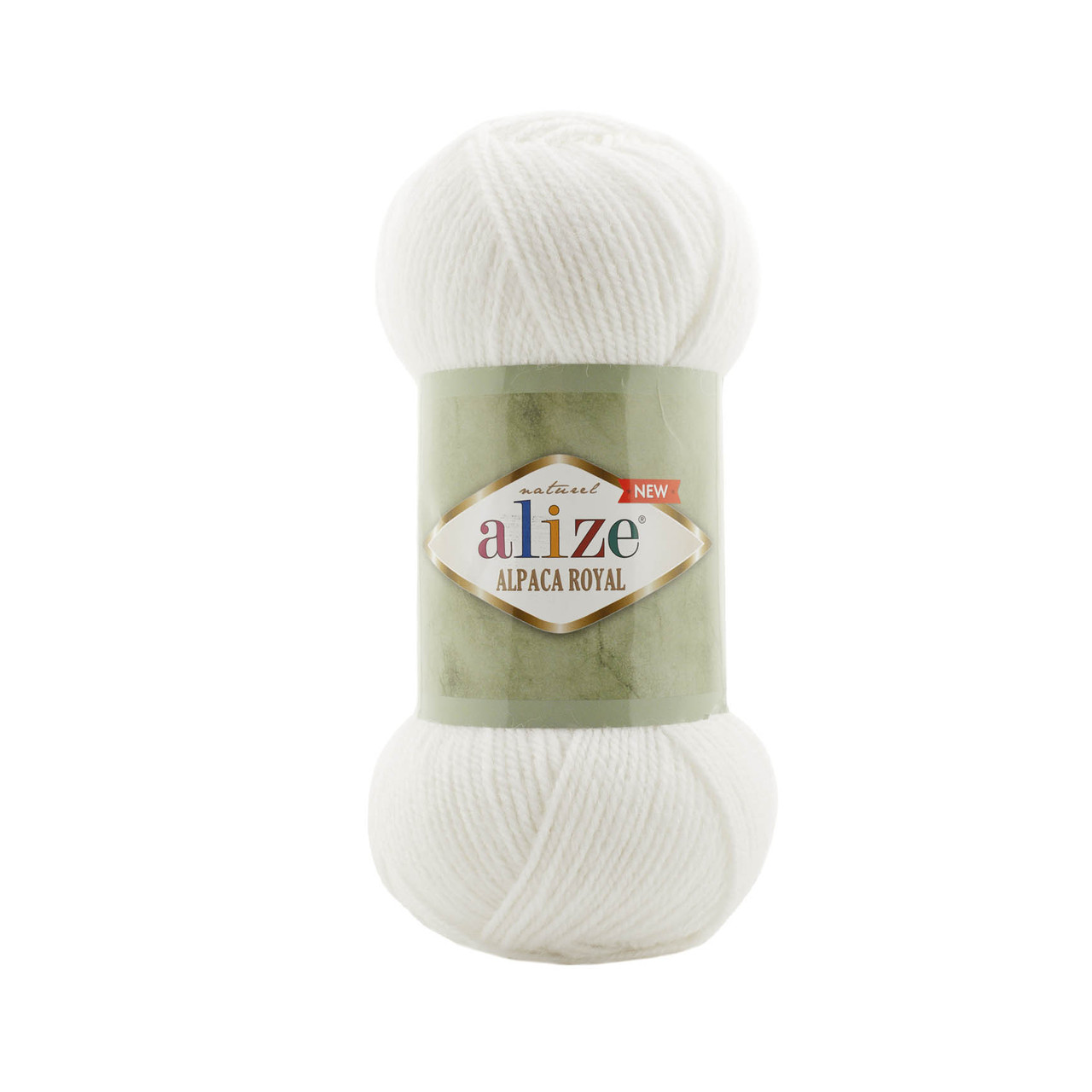 Пряжа Alize Alpaca Royal New цвет 55 белый